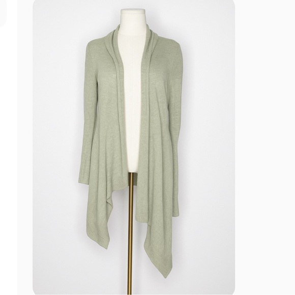 Lululemon Cashlu Knit Wrap Cardigan Heathered Rosemary Green Size S/M - Picture 1 of 7